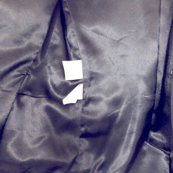 Rachel Roy black slim fit velvet luxe elegant blazer with satin lapel size 0 new - Picture 7 of 16